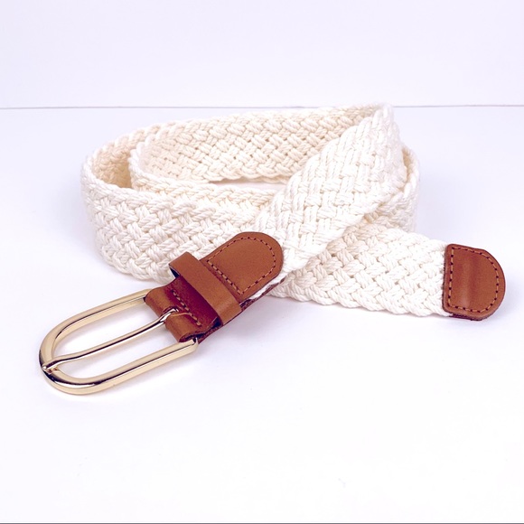 Banana Republic braided cotton cord belt, size S/M - Picture 4 of 5